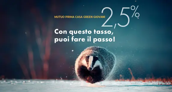 Mutuo Prima Casa "Green" Giovani 