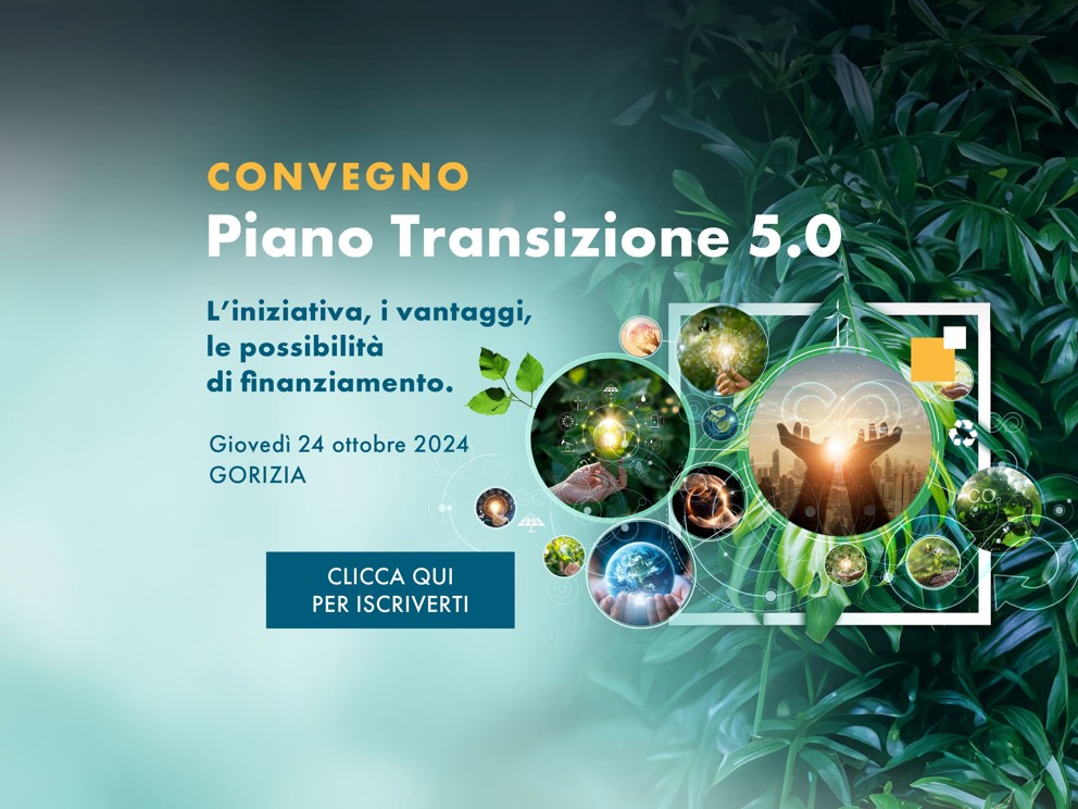 Ti aspettiamo al convegno " Piano Transizione 5